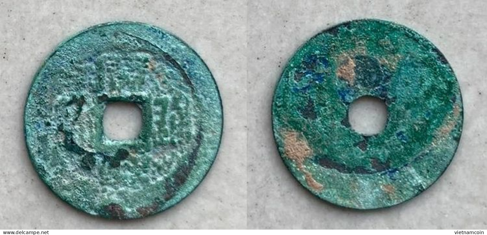 Ancient Annam Coin Quang Hoa Thong Bao The Mac Dynasty 1540-1546 - Viêt-Nam