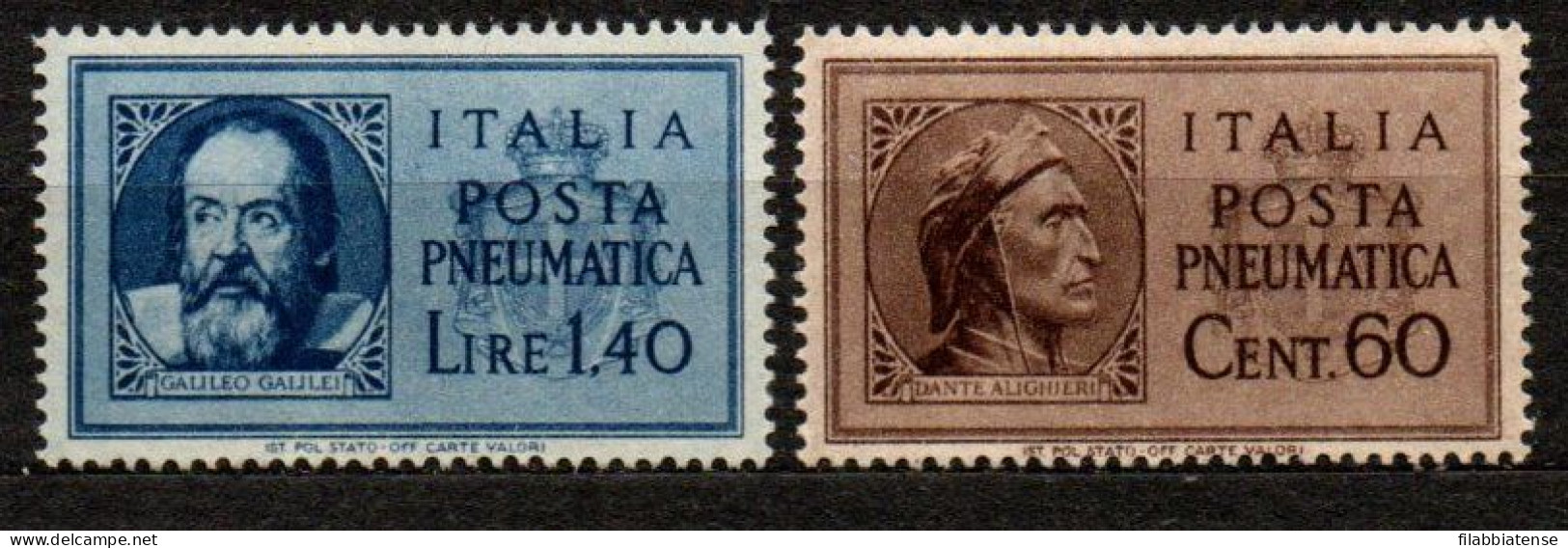 1945 - Italia - Luogotenenza PN 16/17 Posta Pneumatica Senza Fasci    -------- - Mint/hinged