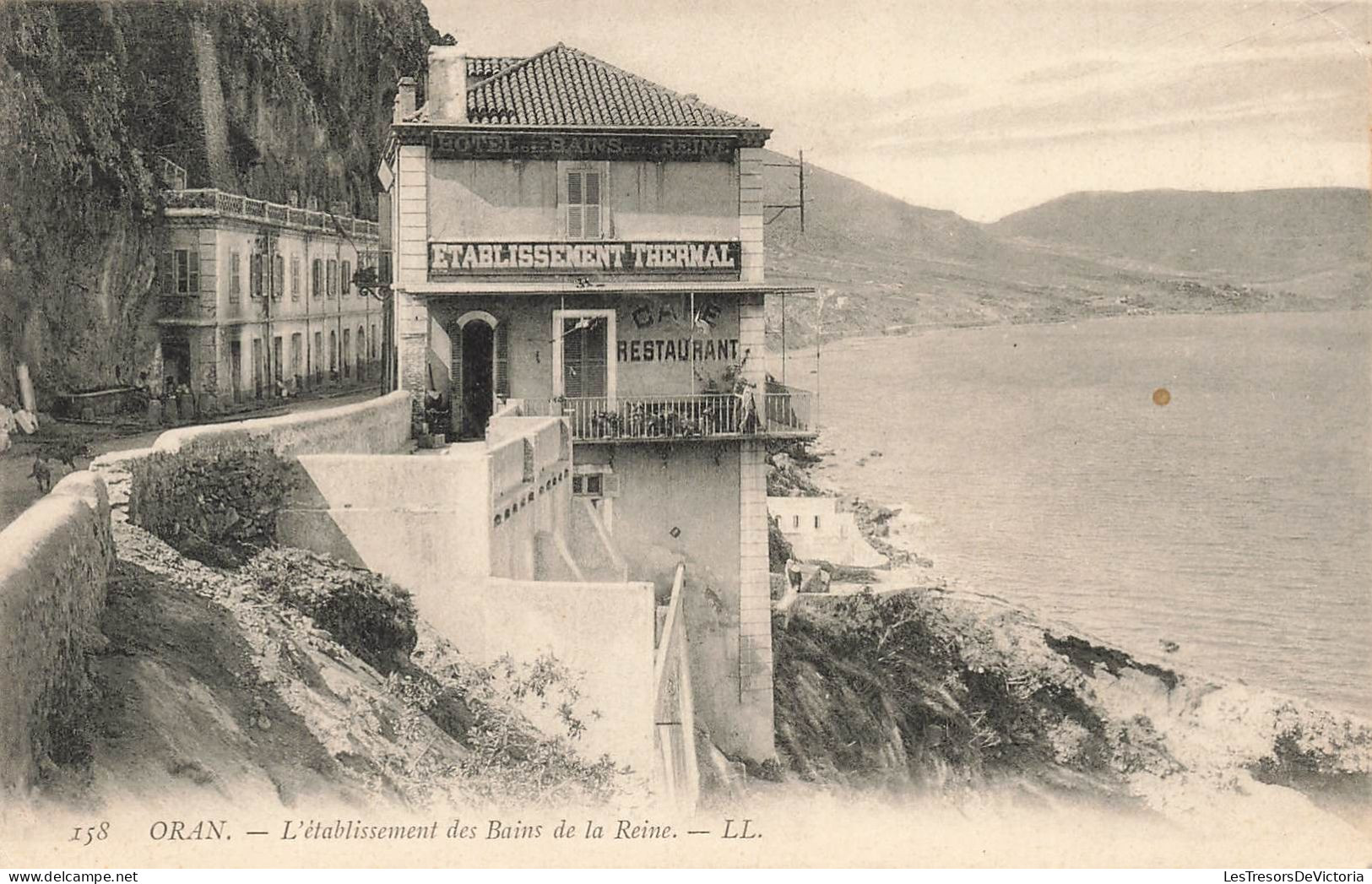 ALGÉRIE - Oran - L'établissement Des Bains De La Reine - Carte Postale Ancienne - Oran