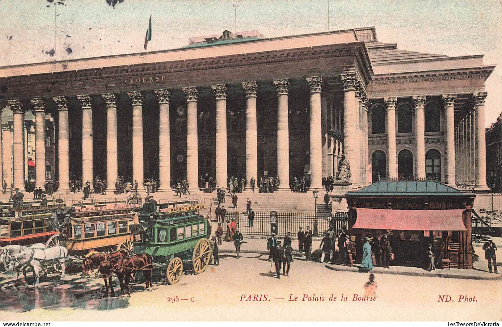 FRANCE - Paris - Palais De La Bourse - Carte Postale Ancienne - Andere Monumenten, Gebouwen