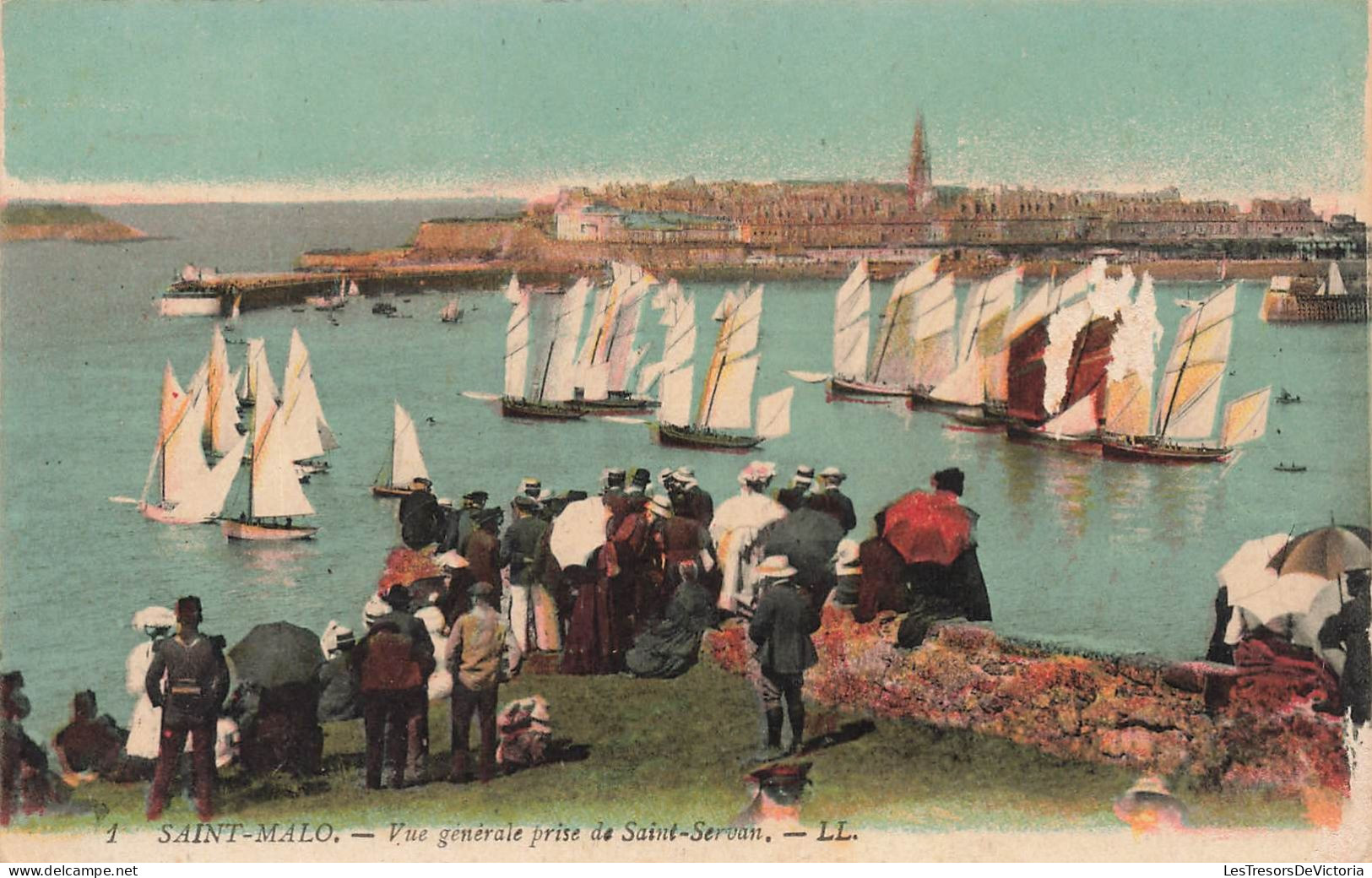 FRANCE - Saint Malo - Vue Générale Prise De Saint Servan - Carte Postale Ancienne - Saint Malo