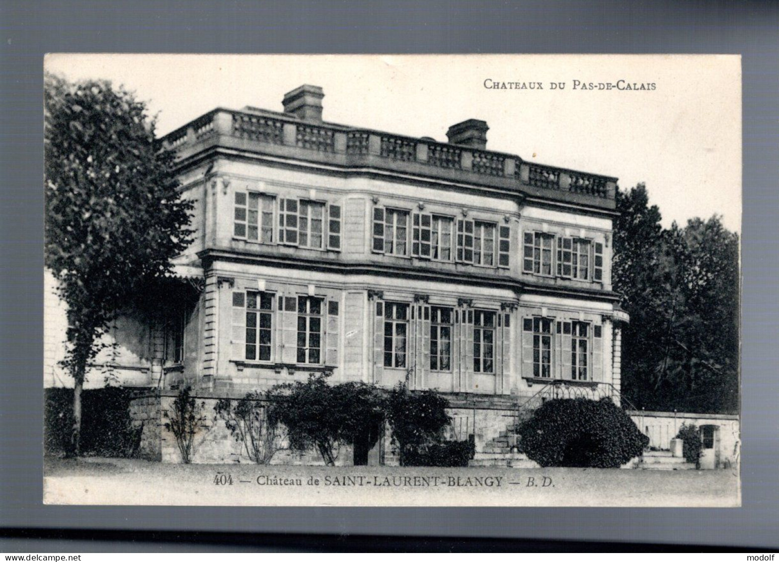 CPA - 62 - Châteaux Du Pas-de-Calais - Château De Saint-Laurent-Blangy - 1919 - Saint Laurent Blangy