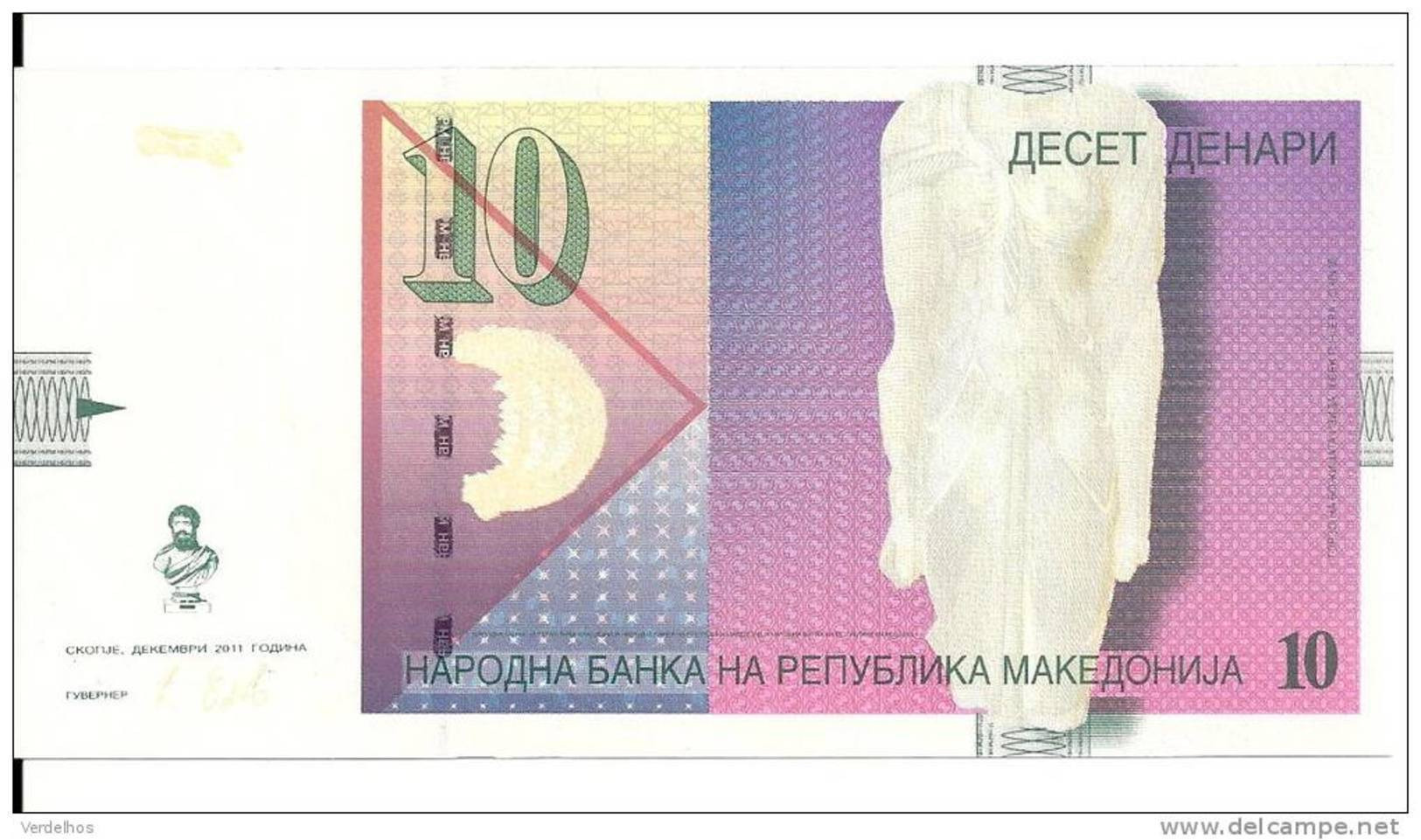 MACEDOINE 10 DENARI 2011 UNC P 14 I - North Macedonia