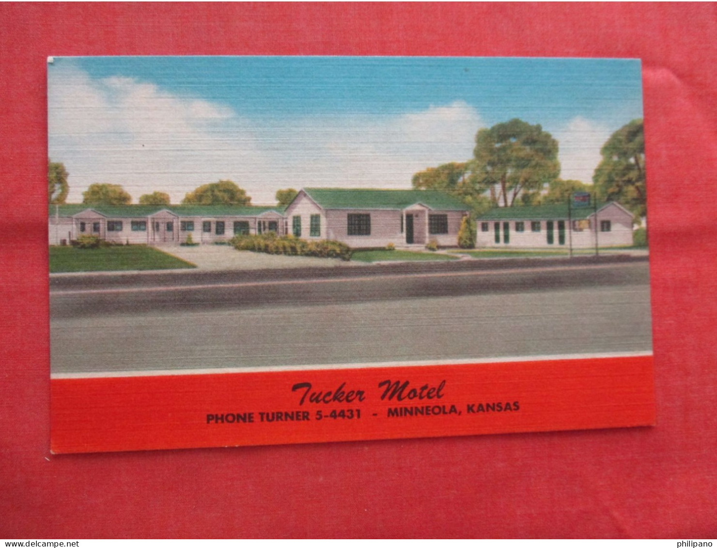 Tucker Motel. Minneola  Kansas     Ref 6286 - Altri & Non Classificati