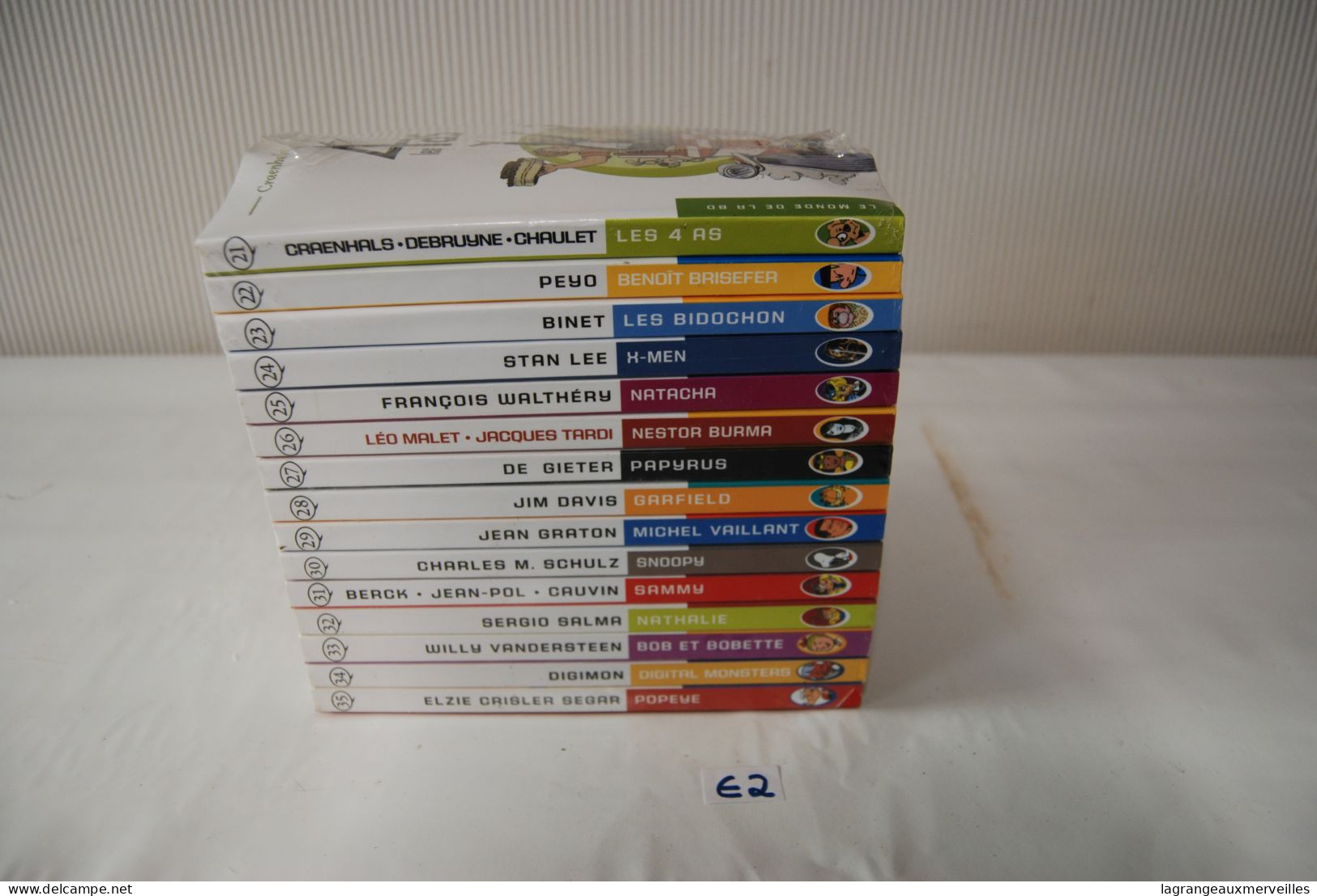 E2 Collection - Le Monde De La BD - 15 Livres - 4 As, Les