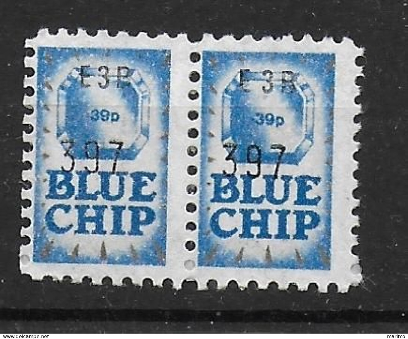 GB Savings Blue Chip Spendenmarke Cinderella Vignet Werbemarke Propaganda - Vignettes De Fantaisie