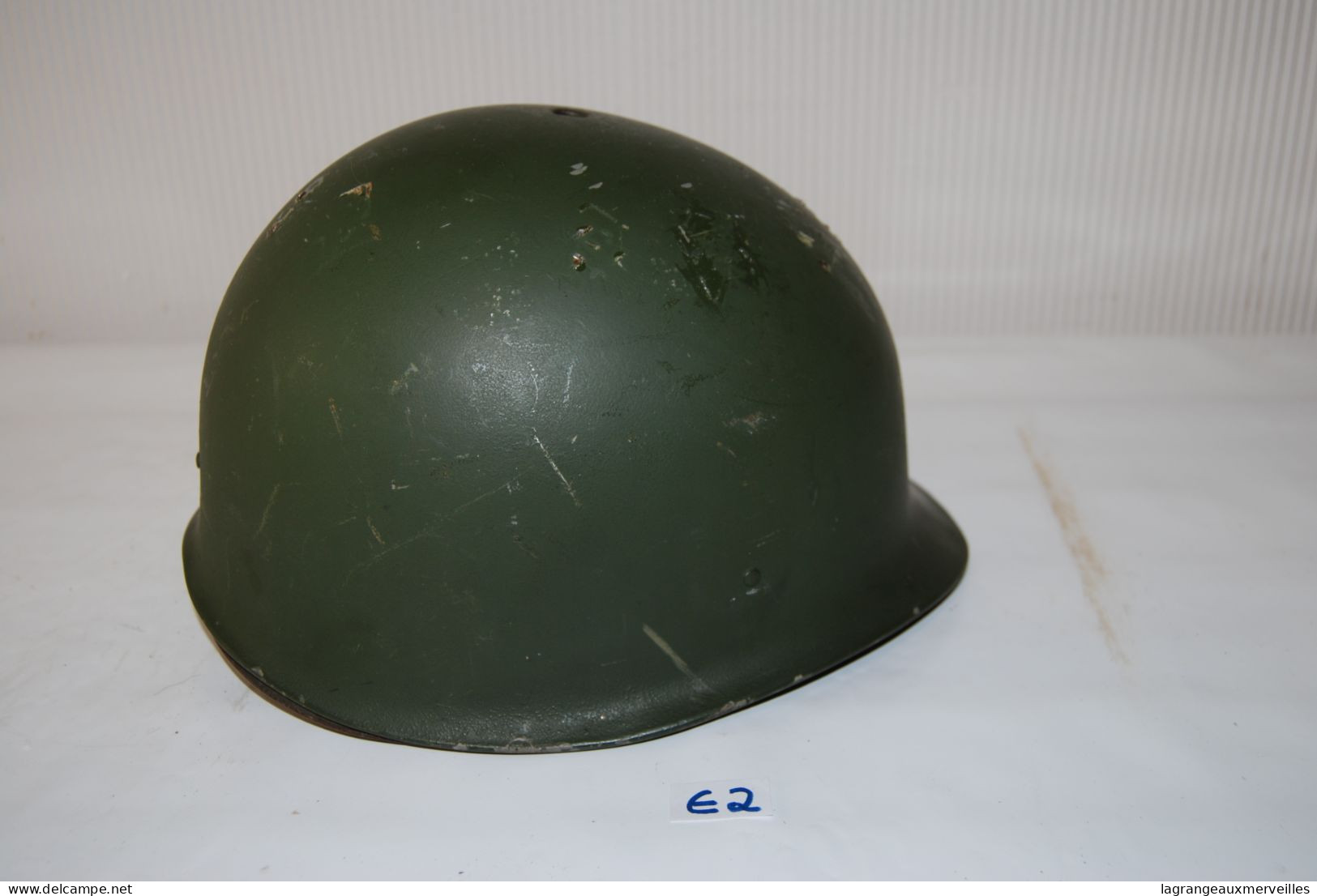 E2 Ancien Casque - Helmet 57*61   - Militaire - Armée - Casques & Coiffures