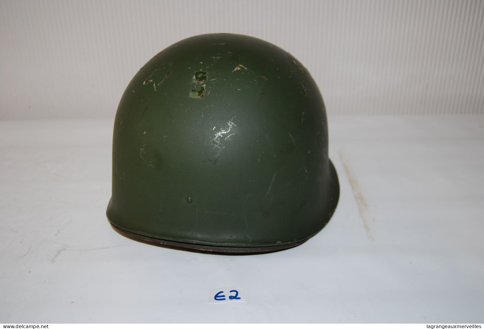 E2 Ancien Casque - Helmet 57*61   - Militaire - Armée - Casques & Coiffures