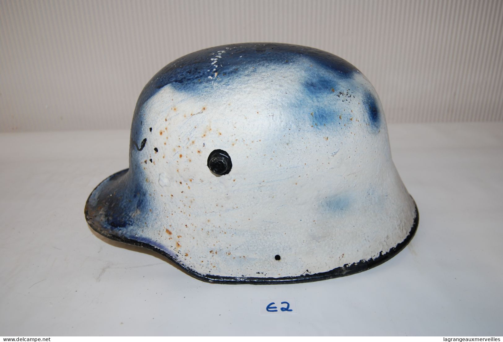 E2 Ancien Casque - Helmet    - Militaire - Armée - Cascos