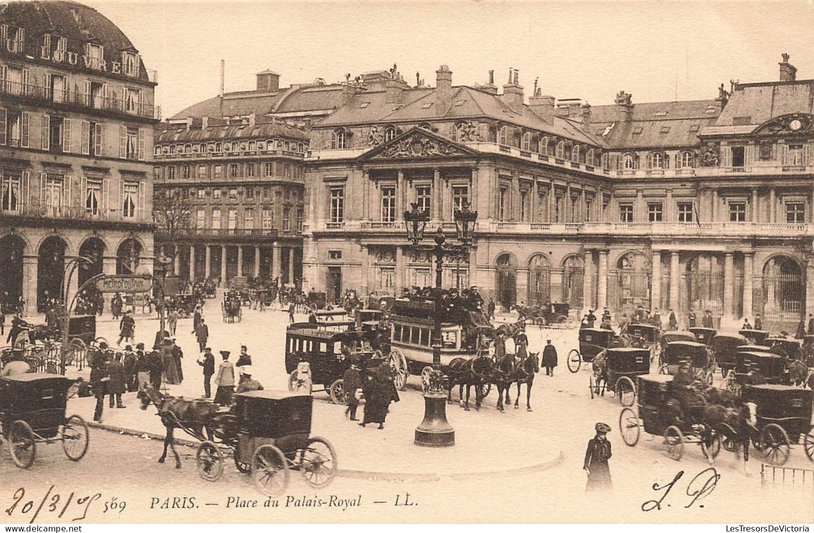 FRANCE - Paris - Place Du Palais Royal - Carte Postale Ancienne - Andere & Zonder Classificatie