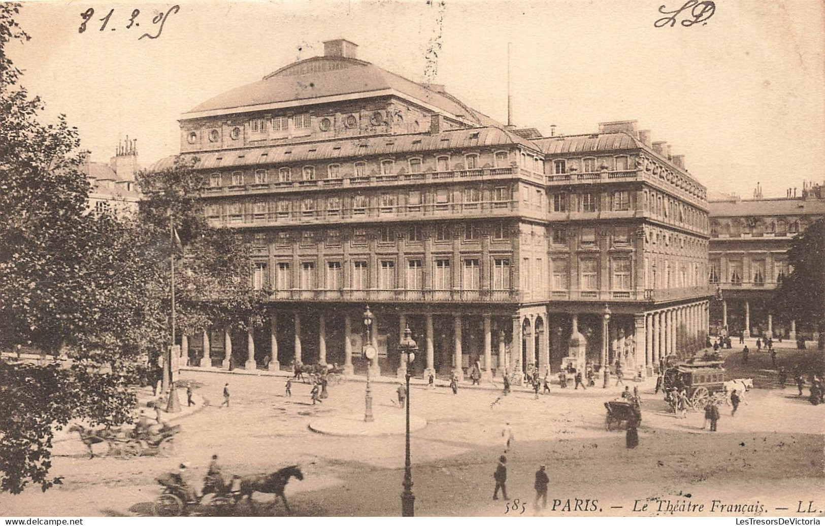 FRANCE - Paris - Le Théâtre Français - Carte Postale Ancienne - Andere & Zonder Classificatie