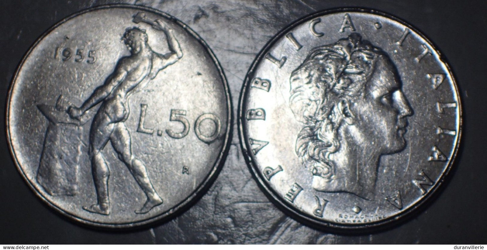 Italia - Italie - 50 Lire 1955 R - Republica Italiana - 50 Lire