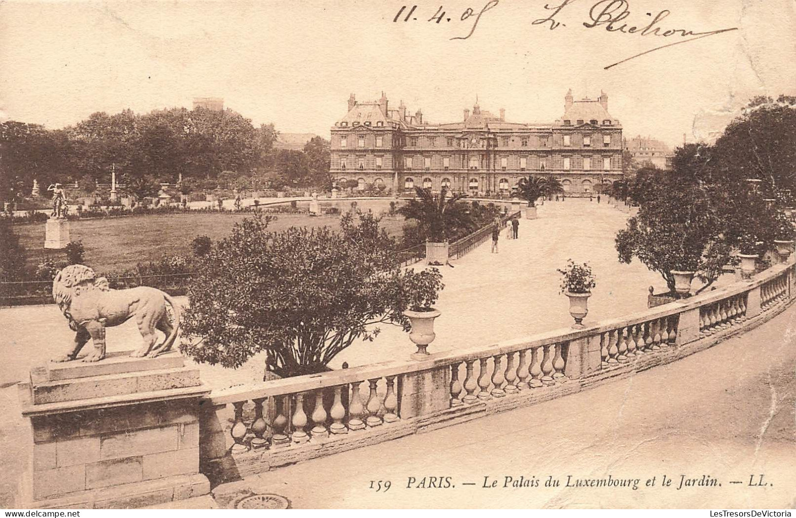 FRANCE - Paris - Les Palais Du Luxembourg Et Le Jardin - Carte Postale Ancienne - Autres & Non Classés