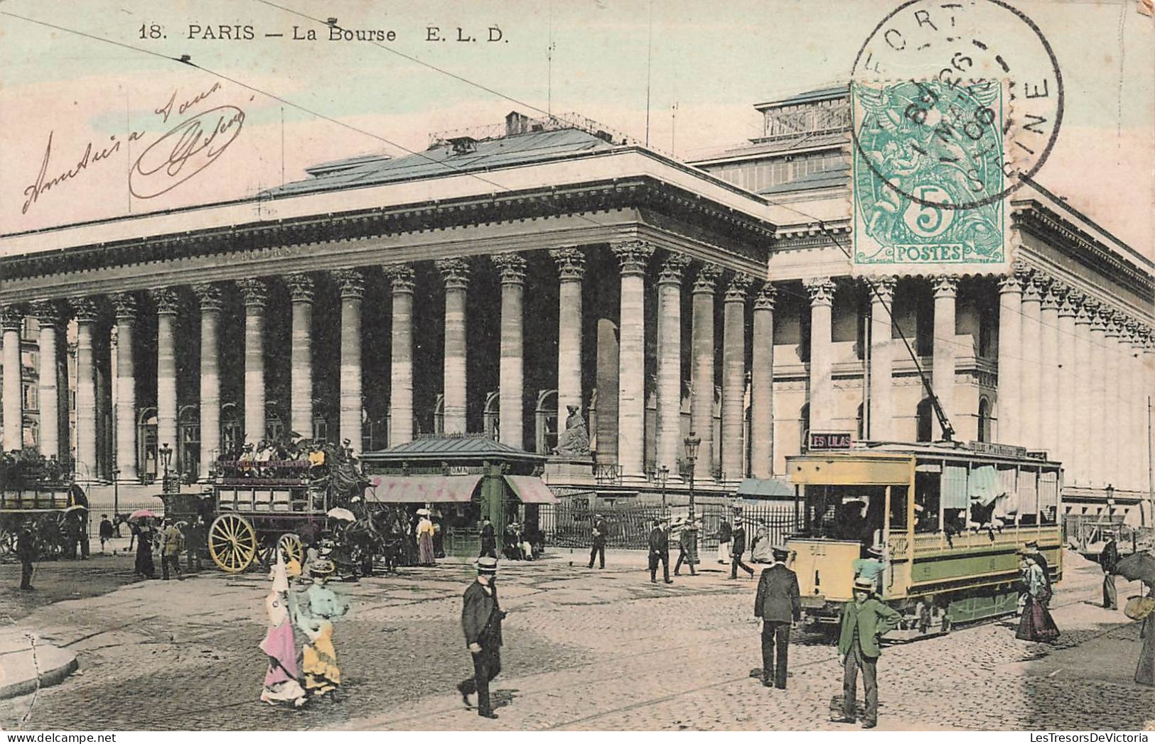 FRANCE - Paris - La Bourse - Carte Postale Ancienne - Autres & Non Classés