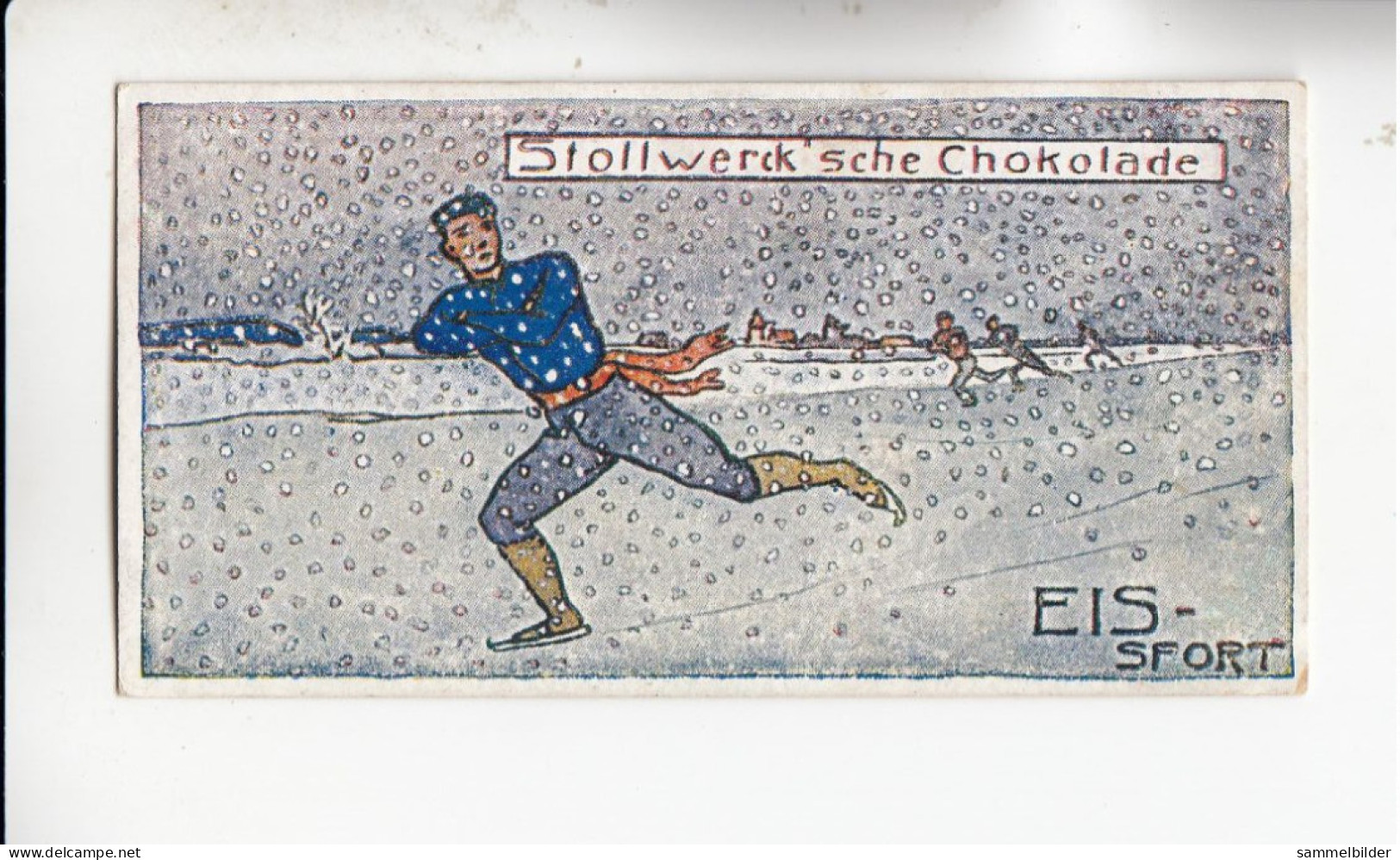 Stollwerck Album No 4  Sportbilder Eissport  Grp 180#6 Von 1900 - Stollwerck