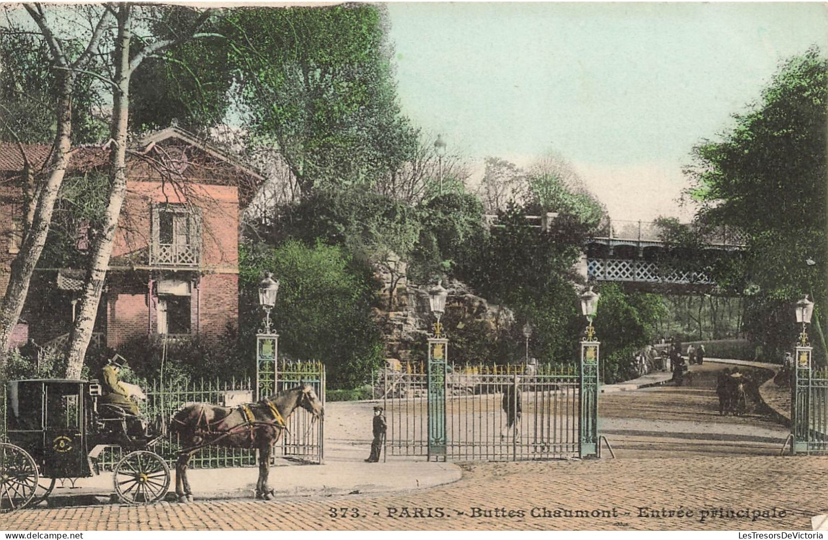 FRANCE - Paris - Buttes Chaumont - Entrée Principale - Carte Postale Ancienne - Autres & Non Classés