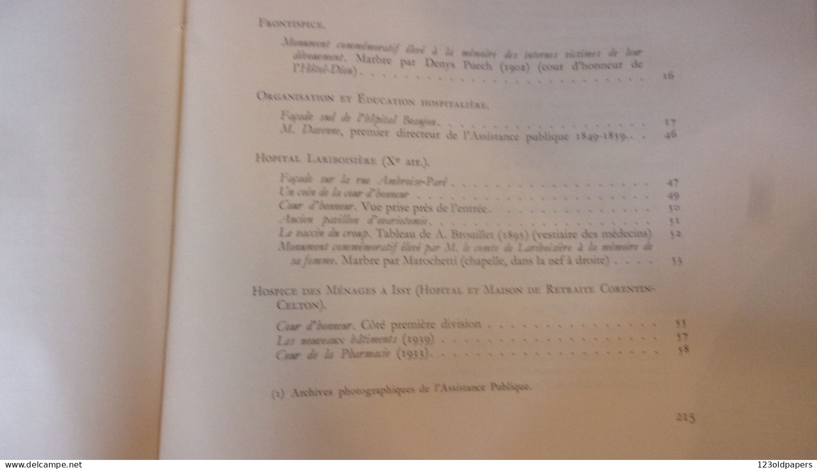 VALLERY RADOT UN SIECLE D HISTOIRE HOSPITALIERE NOS HOPITAUX PARISIENS 1948 EDIT PAUL DUPONT