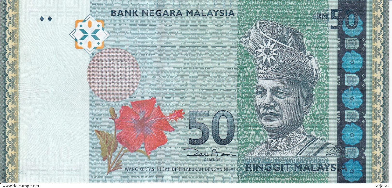 BILLETE DE MALASIA DE 50 RINNGIT DEL AÑO 2009 EN CALIDAD EBC (XF) (BANKNOTE) - Malasia