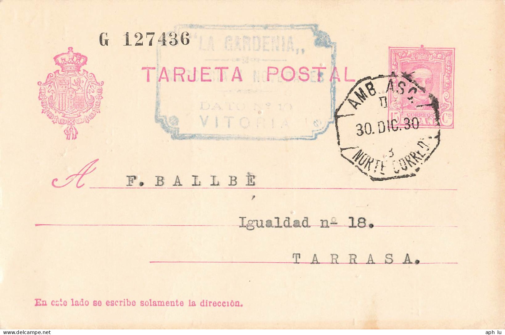 Bahnpost (R.P.O./T.P.O) AMB. Norte (ZA0784) - Briefe U. Dokumente