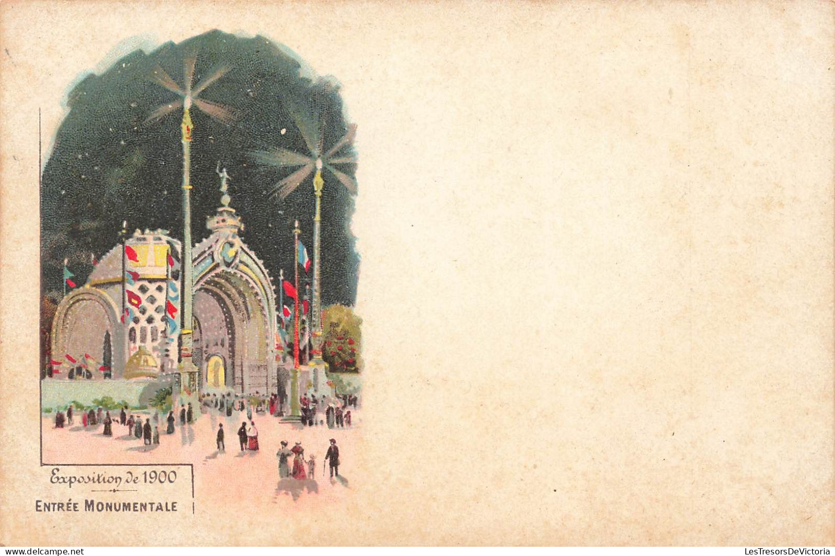 FRANCE - Exposition De 1900 - Entrée Monumentale  - Dos Non Divisé - Carte Postale Ancienne - Ausstellungen