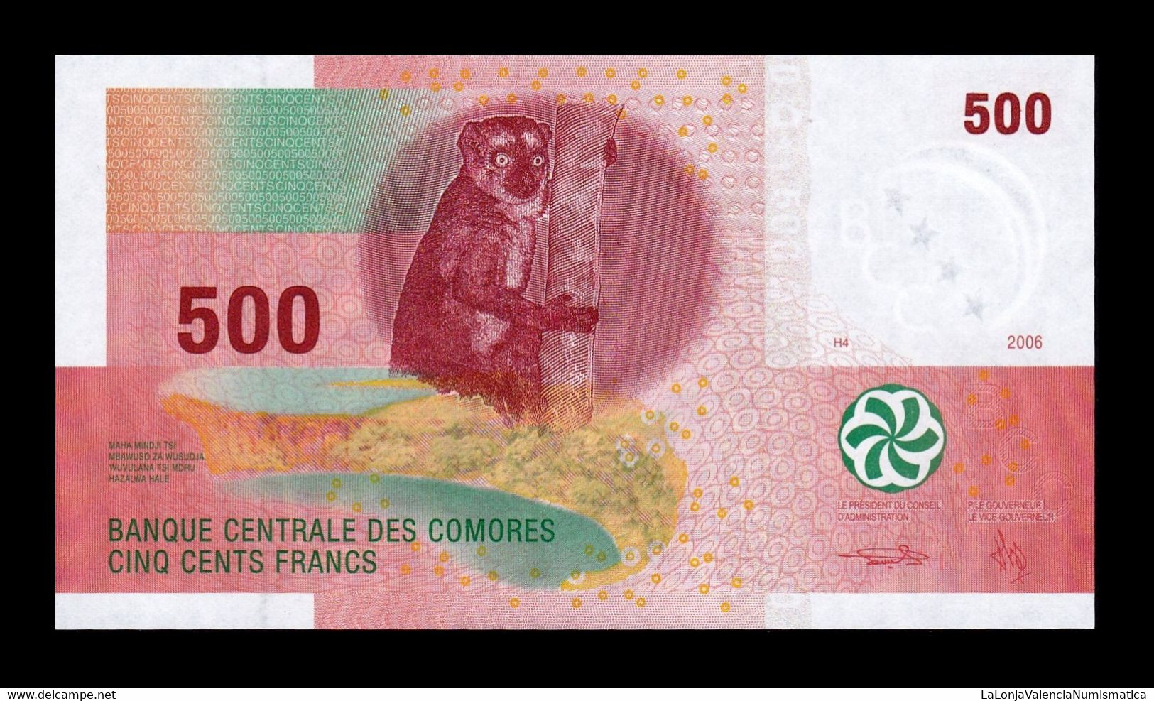 Comores Comoros 500 Francs 2006 (2015) Pick 15b Sc Unc - Comoros