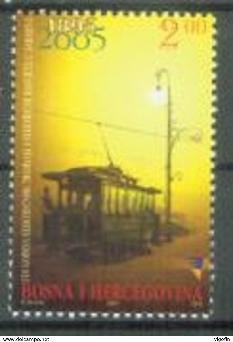 BHRS 2005-381 110A°TRAM IN SARAJEVO, BOSNA AND HERZEGOVINA, 1 X 1v, MNH - Tranvie