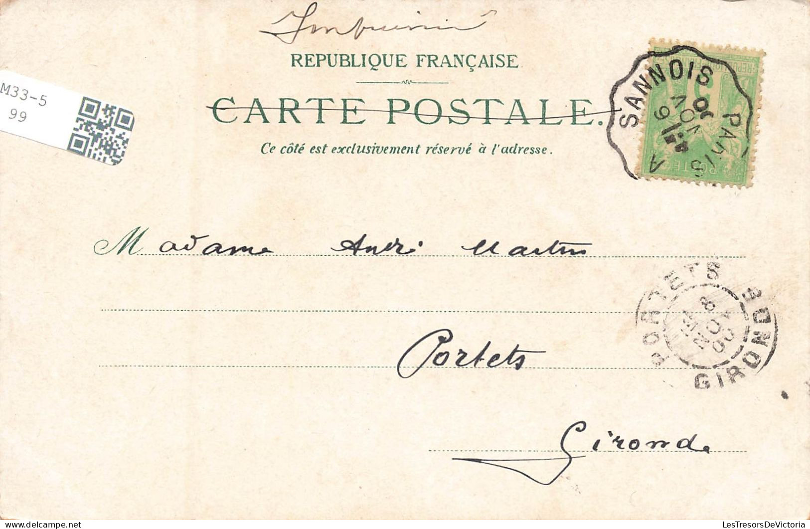 FRANCE - Exposition Universelle De 1900 - Rue Des Nations - Non Divisé - Oblitération Ambulante - Carte Postale Ancienne - Ausstellungen