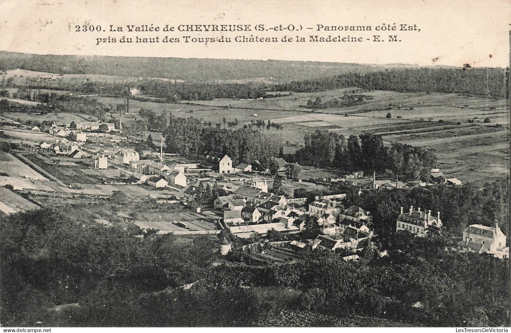 FRANCE - Chevreuse - La Vallée De Chevreuse - Panorama Côté Est - Carte Postale Ancienne - Chevreuse