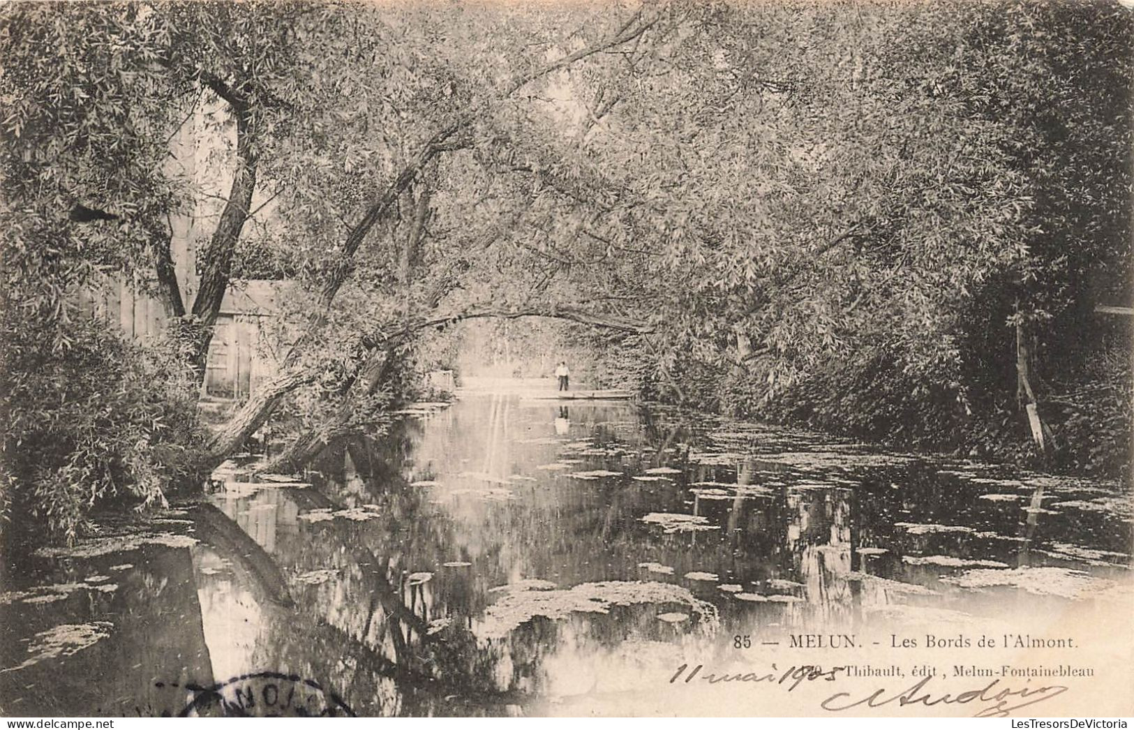 FRANCE - Melun - Les Bords De L'Almont - Carte Postale Ancienne - Melun