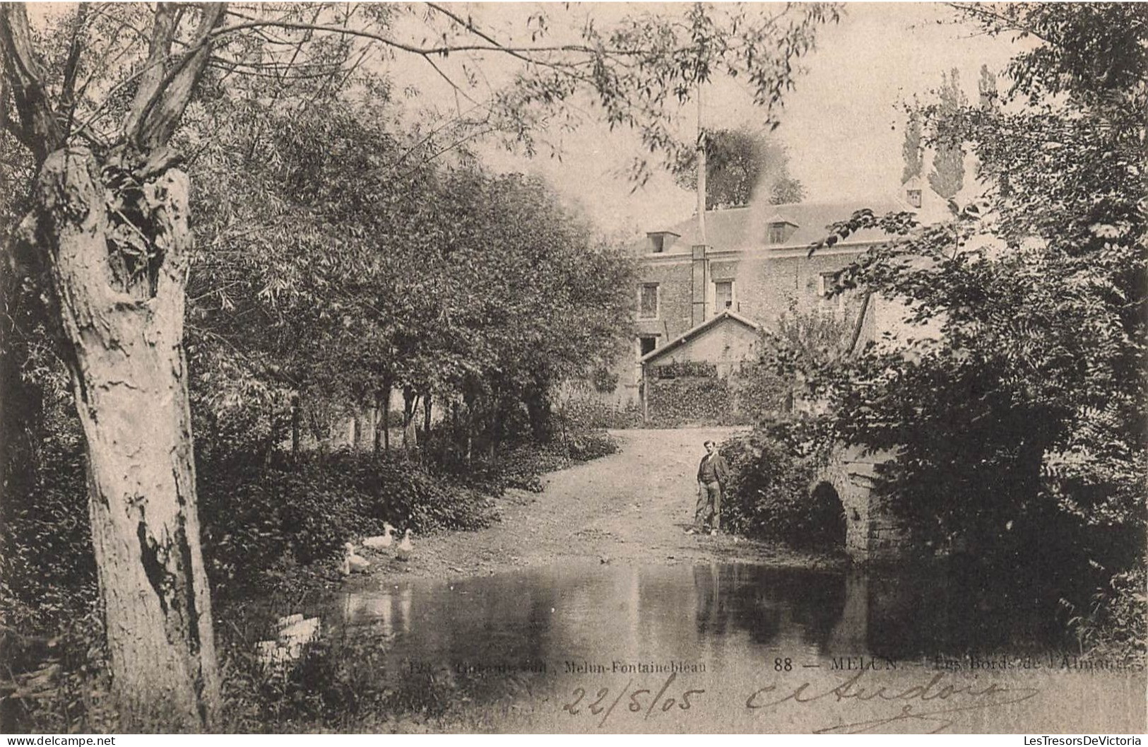 FRANCE - Melun - Les Bords De L'Almont - Carte Postale Ancienne - Melun