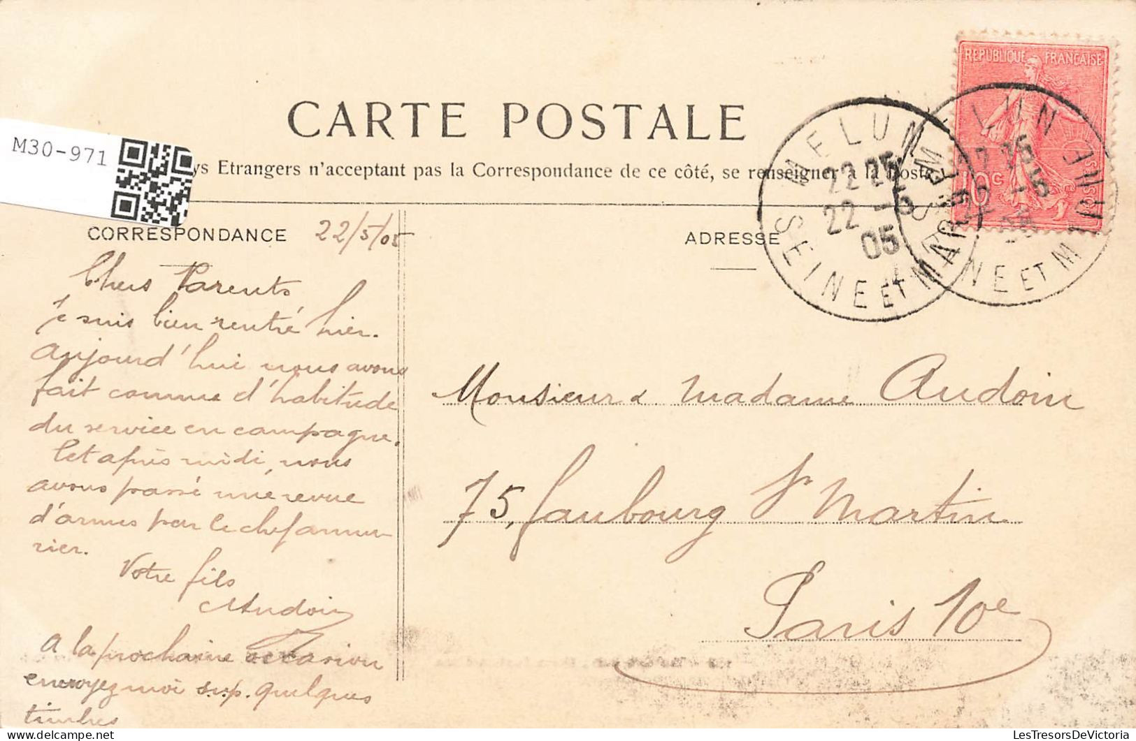 FRANCE - Melun - Les Bords De L'Almont - Carte Postale Ancienne - Melun