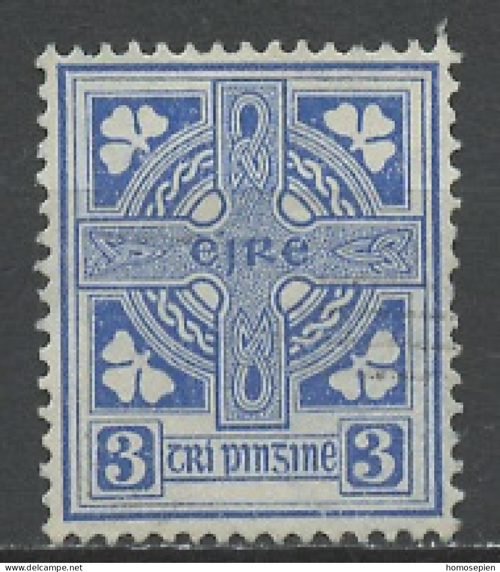 Irlande - Ireland - Irland 1941-44 Y&T N°83 - Michel N°76 Nsg - 3p Croix Celtique - Gebruikt