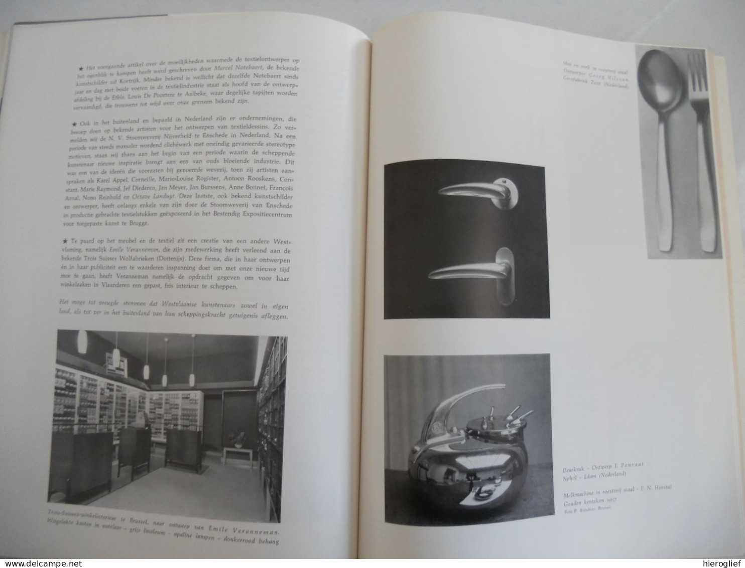 Industriële vormgeving - themanummer tijdschrift WEST-VLAANDEREN 1958 nr 6 opleiding / experiment Eindhoven / Amerika