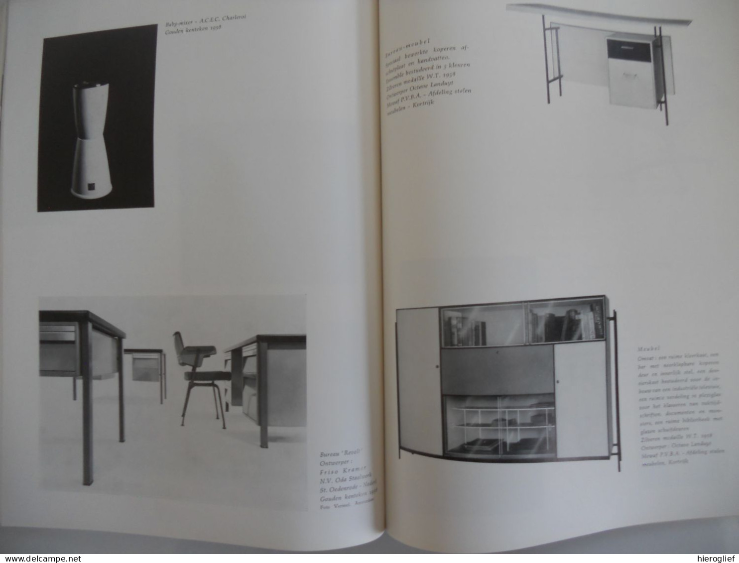 Industriële vormgeving - themanummer tijdschrift WEST-VLAANDEREN 1958 nr 6 opleiding / experiment Eindhoven / Amerika