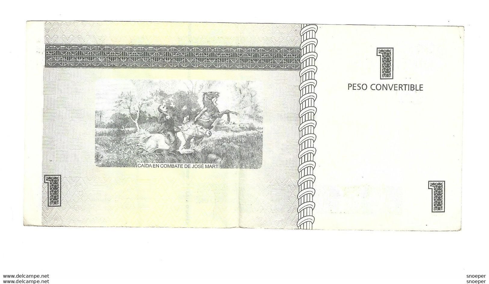 *cuba 1 Peso  Convertibles   2017 - Cuba