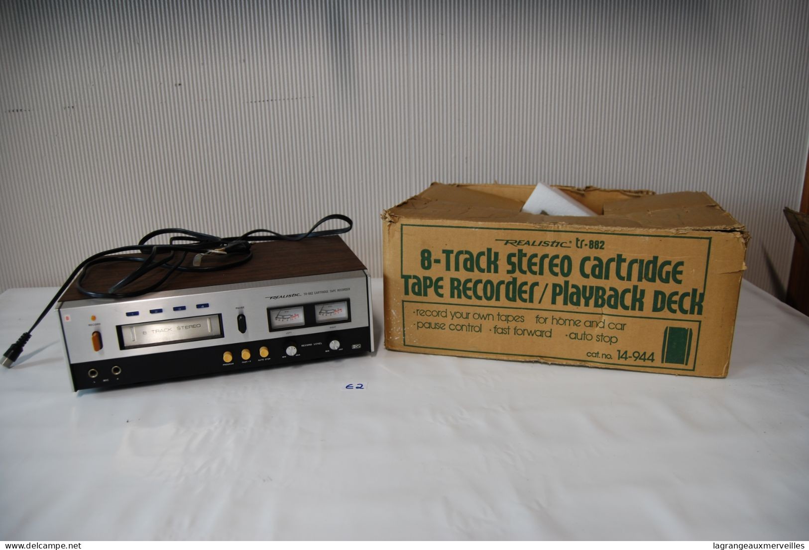 E2 Ancien Appareil Realistic Vintage TR 882 Cartridge Tape Recorder - Instruments De Musique