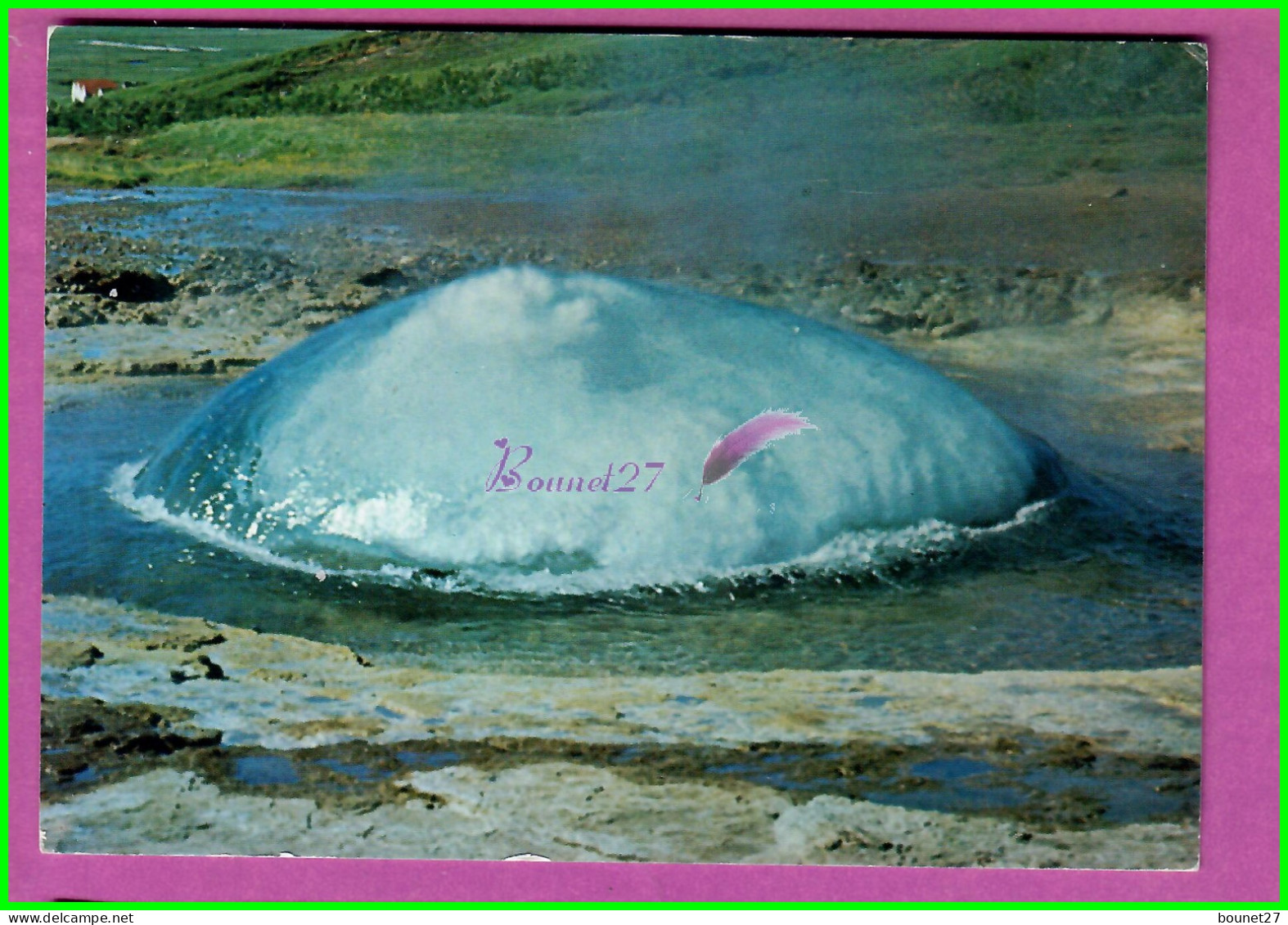 CPSM ISLANDE ICELAND - The Junior Geyser Strokkur Starting South Iceland - Islande