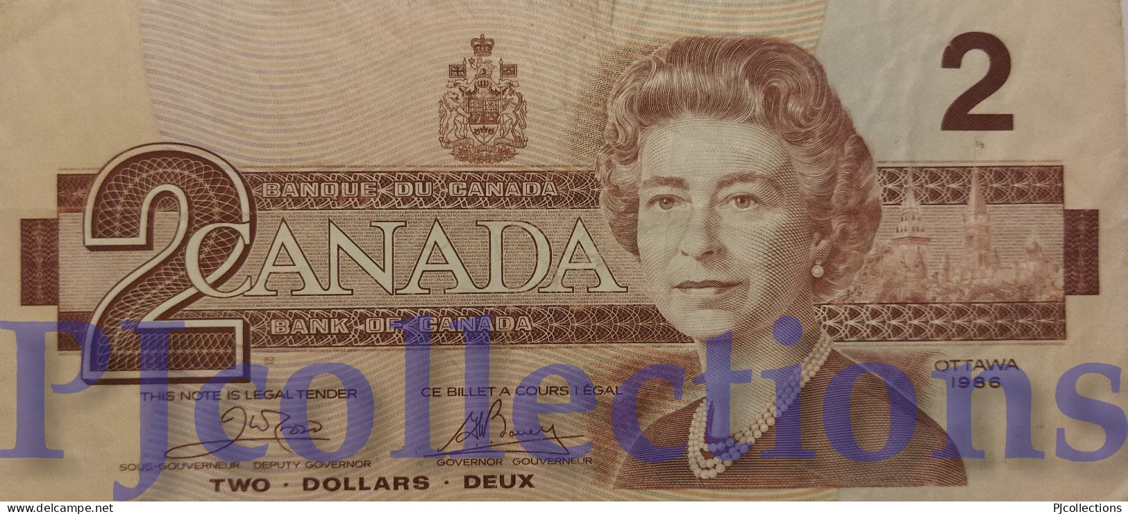 CANADA 2 DOLLARS 1986 PICK 94a VF - Canada