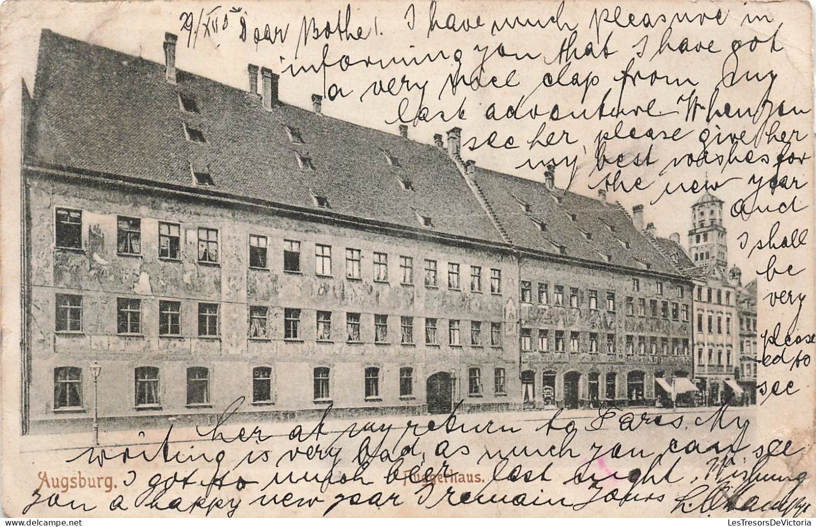 ALLEMAGNE - Augsburg - Tuggerhaus - Dos Non Divisé -  Carte Postale Ancienne - Augsburg