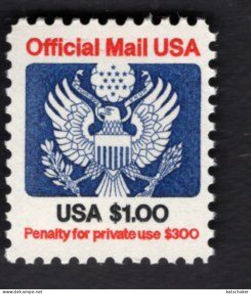 200907002  1983  SCOTT O132 (XX) POSTFRIS MINT NEVER HINGED - EAGLE SHIELD BIRD OFFICIAL MAIL - Oficial