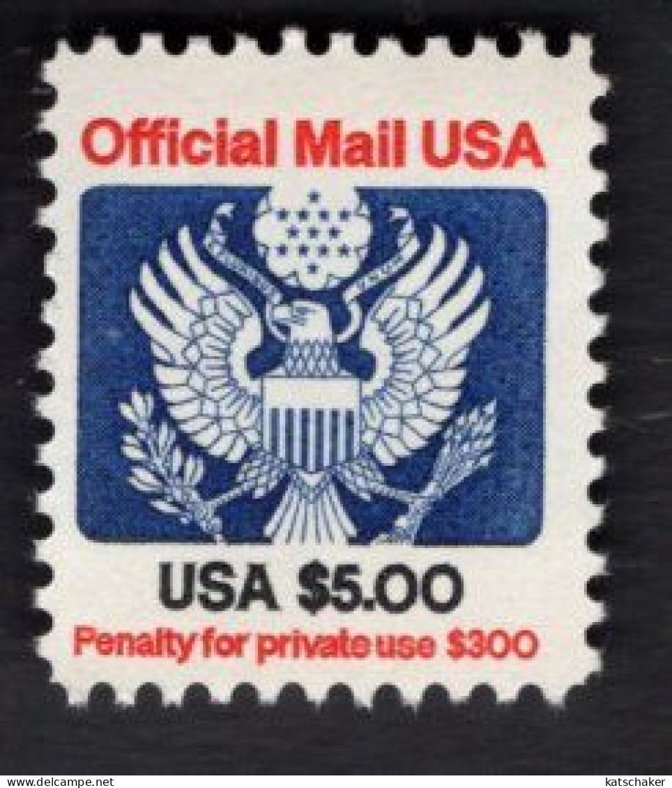 204509934 1983 (XX) SCOTT O133 POSTFRIS MINT NEVER HINGED  Eagle And Shield Bird Vogel OFFICIAL MAIL - Officials