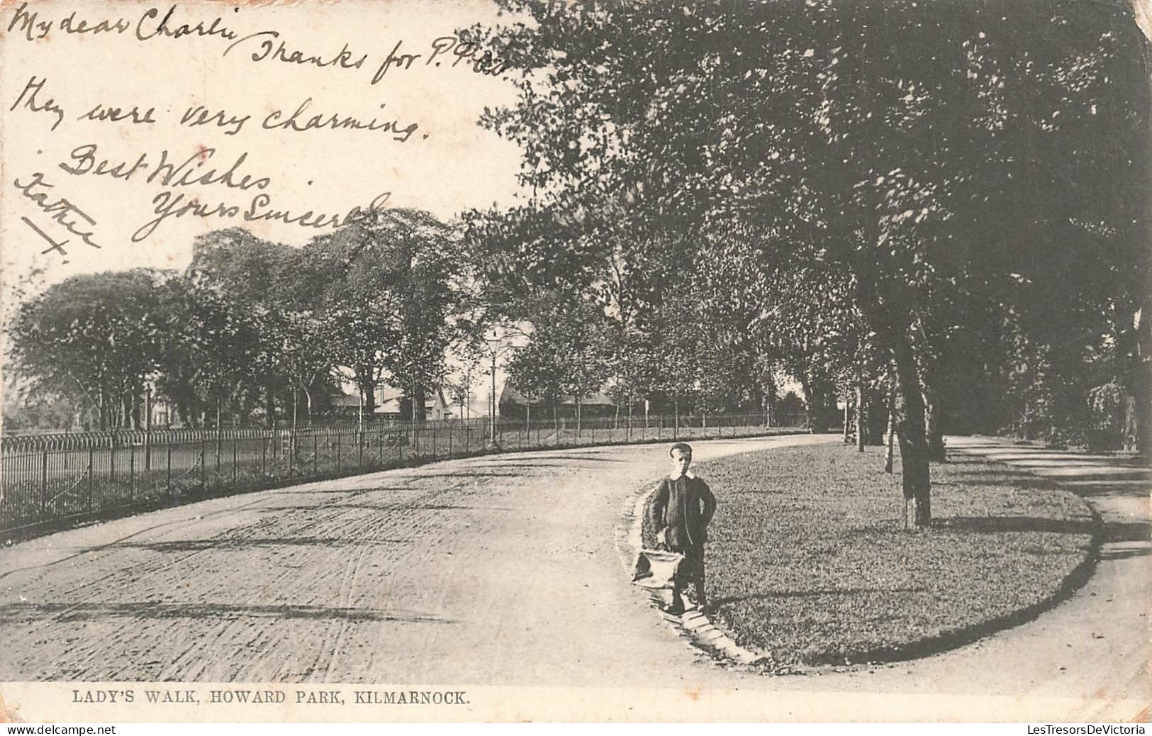 ROYAUME UNI - Ecosse - Ayshire - Kilmarnock - Lady's Walk - Howard Park - Carte Postale Ancienne - Ayrshire