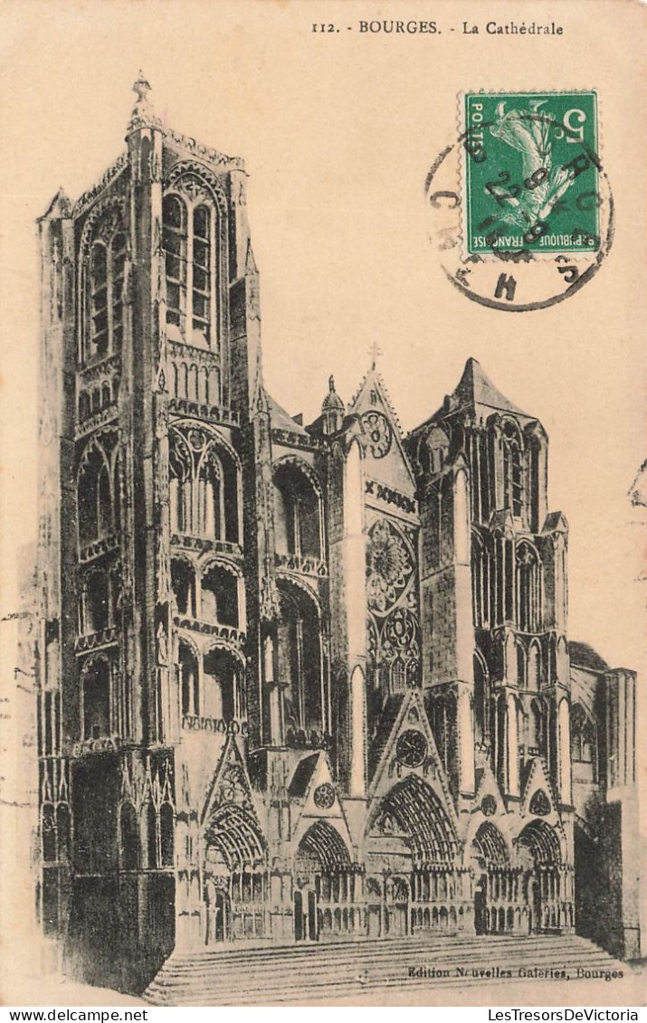 FRANCE - Bourges - La Cathédrale - Carte Postale Ancienne - Bourges