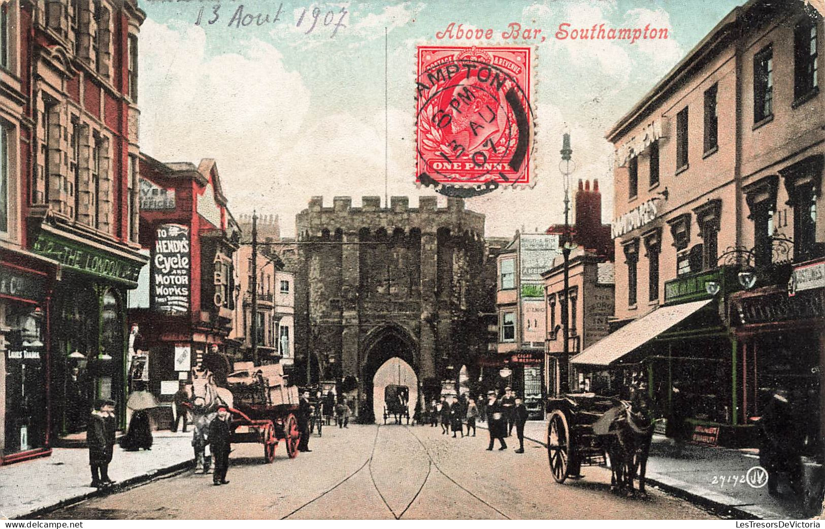 ROYAUME UNI - Angleterre - Southampton - Above Bar - Colorisé - Carte Postale Ancienne - Southampton