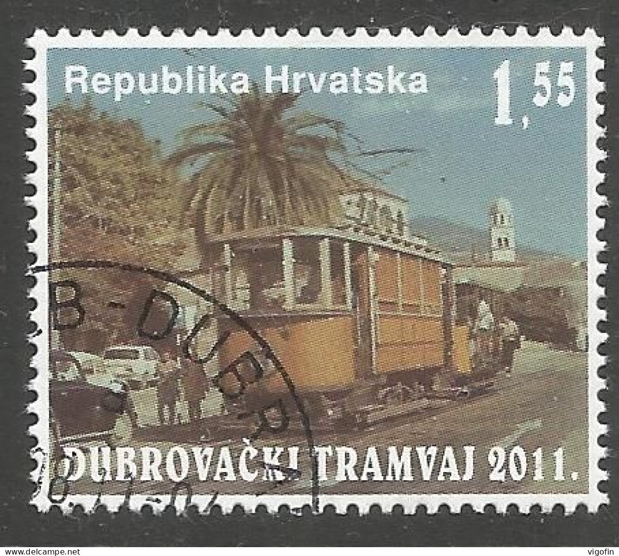 HR 2011 TRAMWAY, HRVATSKA CROATIA, 1v, Used - Tranvie