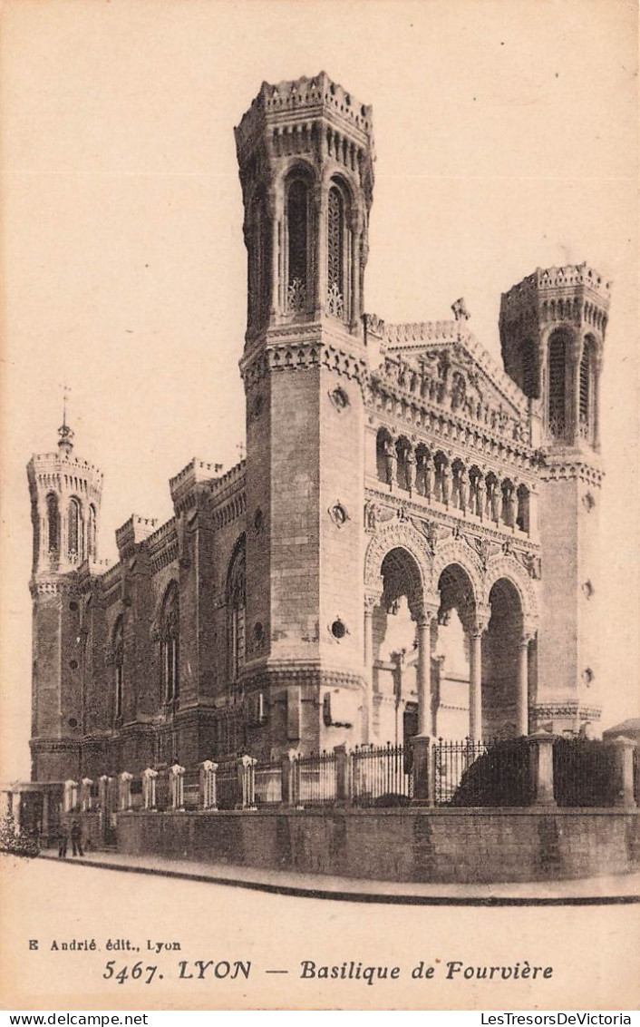 FRANCE - Lyon - Basilique De La Fourvière - Carte Postale Ancienne - Otros & Sin Clasificación