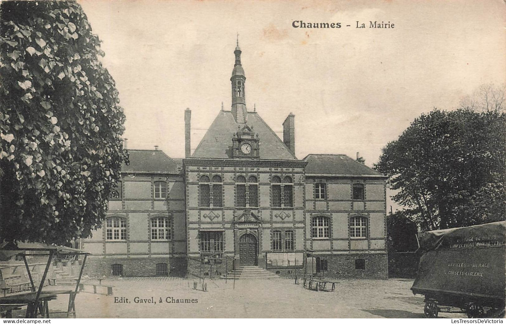 FRANCE - Chaumes - La Mairie - Gavel - Dos Non Divisé - Carte Postale Ancienne - Sonstige & Ohne Zuordnung