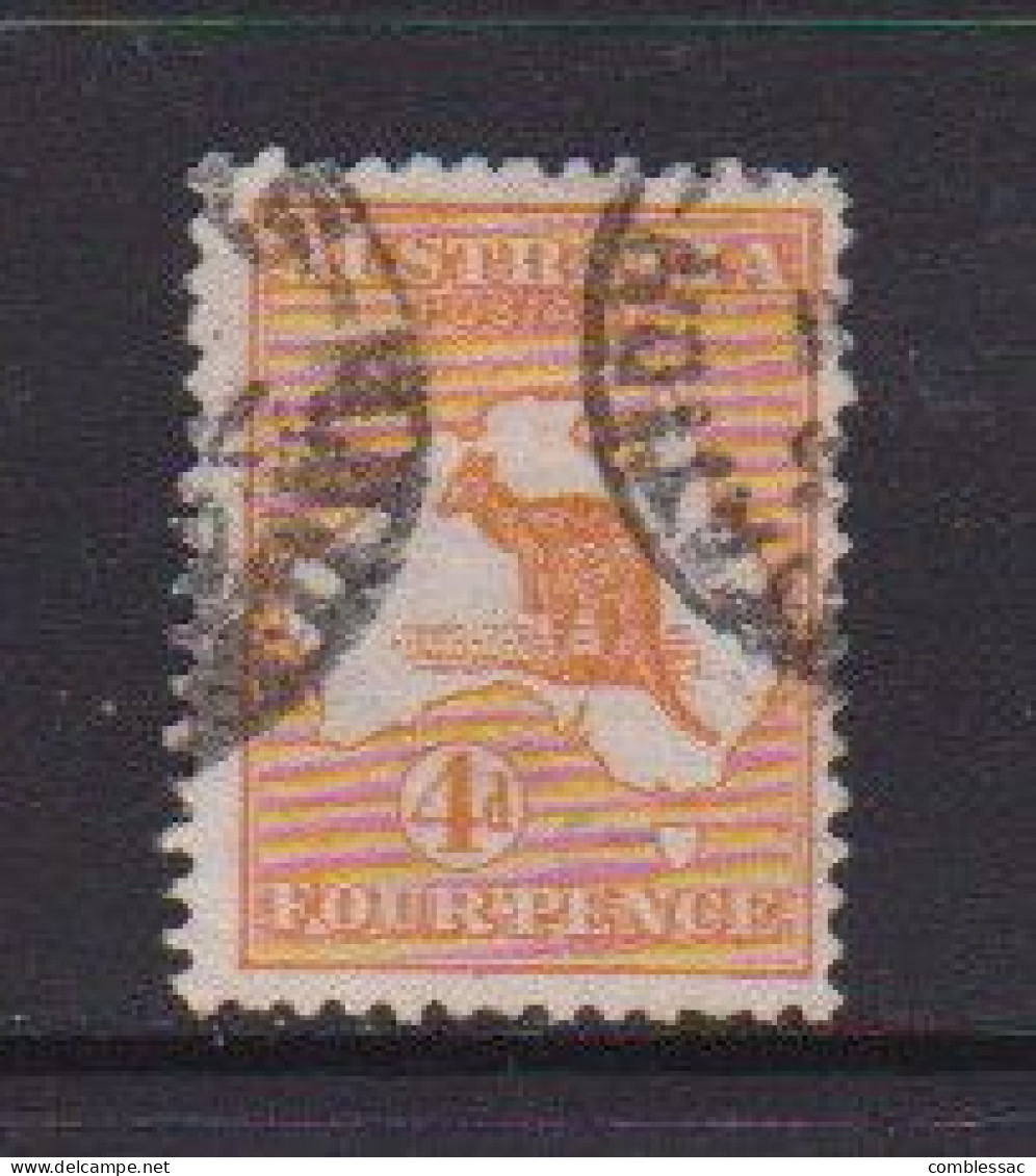 AUSTRALIA    1913    4d  Orange    Die II   Wmk  W2        USED - Used Stamps