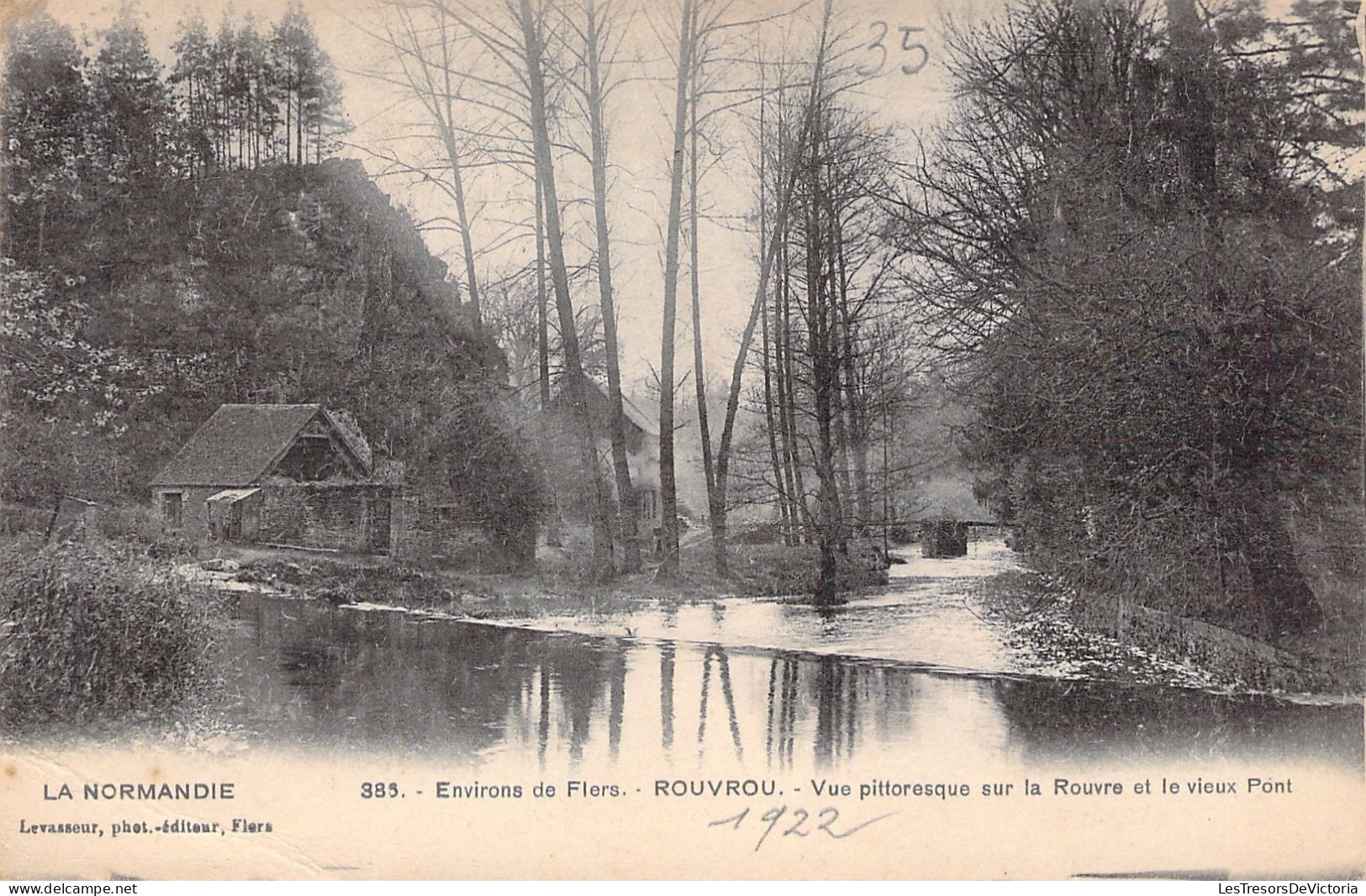 FRANCE - Environs De Flers - Rouvrou - Vue Pittoresque - Vieux Pont - Animé - Carte Postale Ancienne - Other & Unclassified