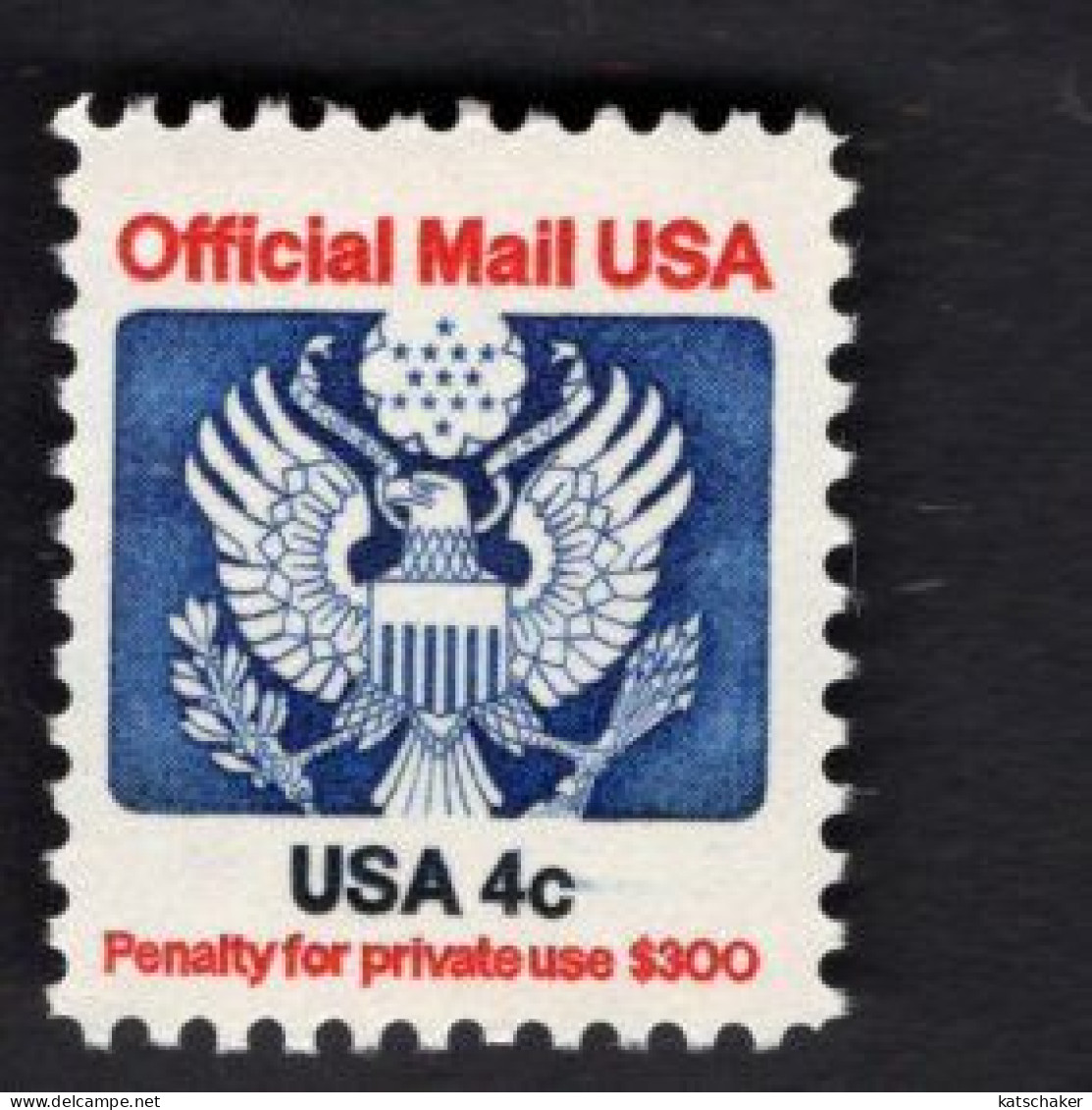 204509551 1983 (XX) SCOTT O128 POSTFRIS MINT NEVER HINGED Eagle And Shield Bird Vogel OFFICIAL MAIL - Servizio